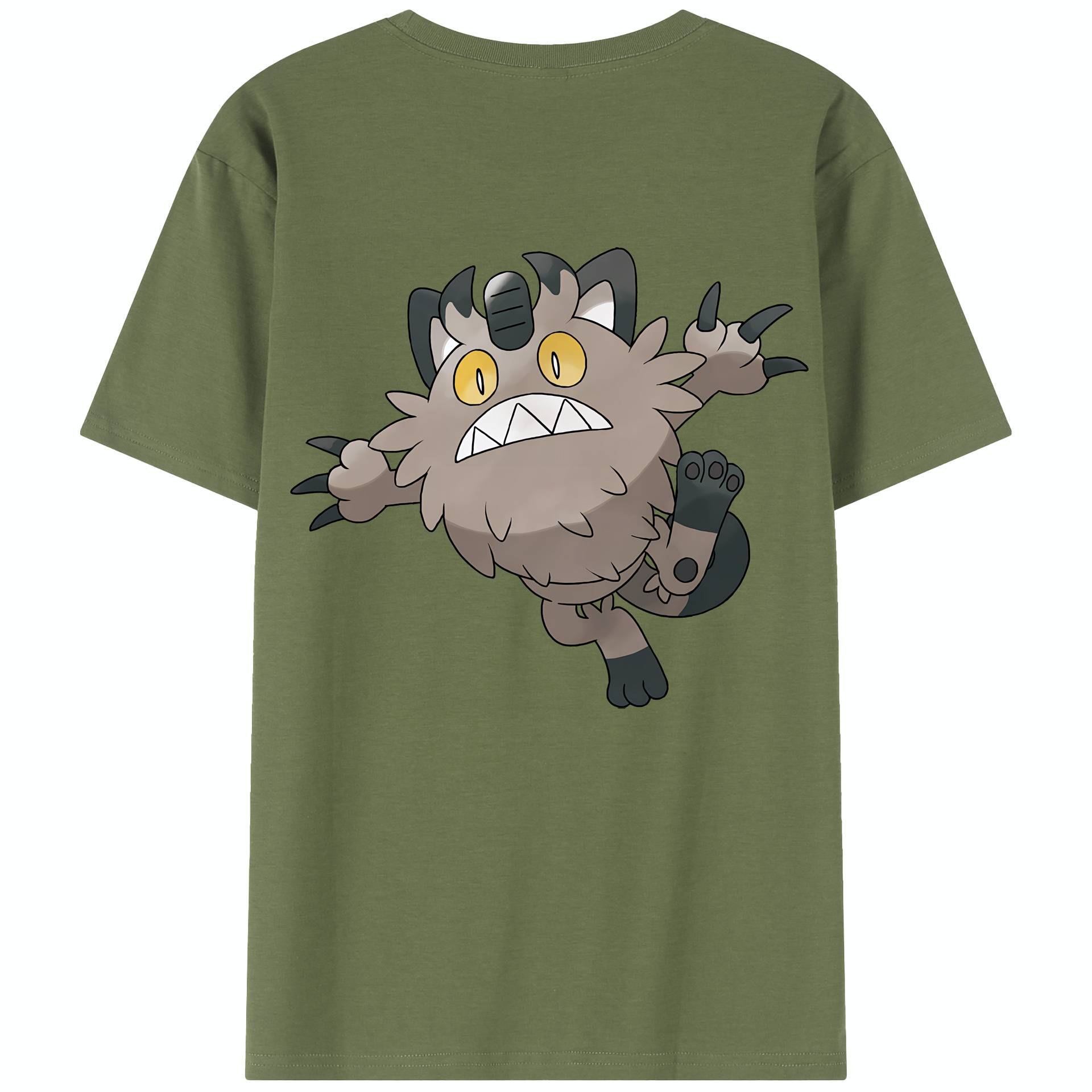 （画像用） ポケットモンスター Pokémon 綿100％半袖Tシャツ（背面プリント）
